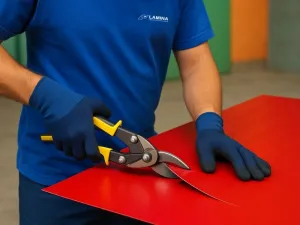 Lakoplastovaný plech na mieru STANDARD-RAL 9005