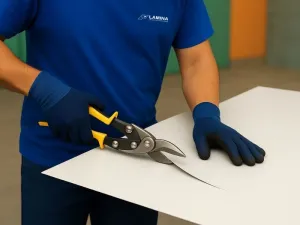 Lakoplastovaný plech na mieru STANDARD-RAL 9010