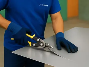 Lakoplastovaný plech na mieru STANDARD-RAL 9006