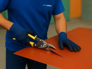 Lakoplastovaný plech na mieru STANDARD-RAL 8004