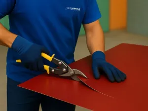 Lakoplastovaný plech na mieru STANDARD-RAL 3009