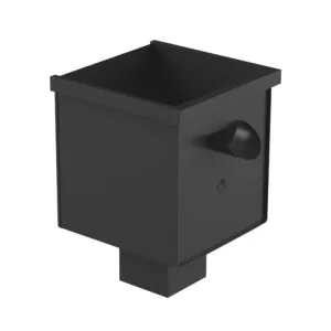 GALECO STAL2 zberný kotlík s hranatým vývodom 80x80