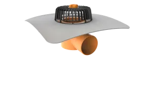 Vodorovná strešná vpusť TOPWET TW V