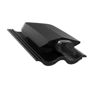 Priechodka pre solárne systémy pre betónovú škridlu Bramac Max RAL 9005