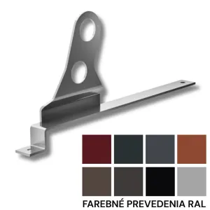 Dvojrúrková konzola sneholamu pre škridloplechy - oceľ