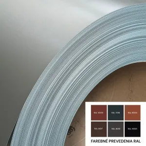 Lakoplastovaný zvitkový  plech ELEGANZ