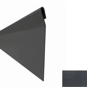 PVC stenová lišta FB14 antracitová vyhnutá Bauder r.š. 70 mm