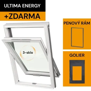 Strešné okno DAKEA ULTIMA ENERGY PVC KEP B1800