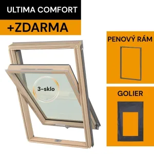 Strešné okno DAKEA ULTIMA COMFORT KEV B4800 drevené