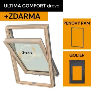 Strešné okno DAKEA ULTIMA COMFORT KEV B4800 drevené