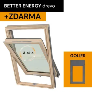 Strešné okno DAKEA BETTER ENERGY KAV B1500 drevené