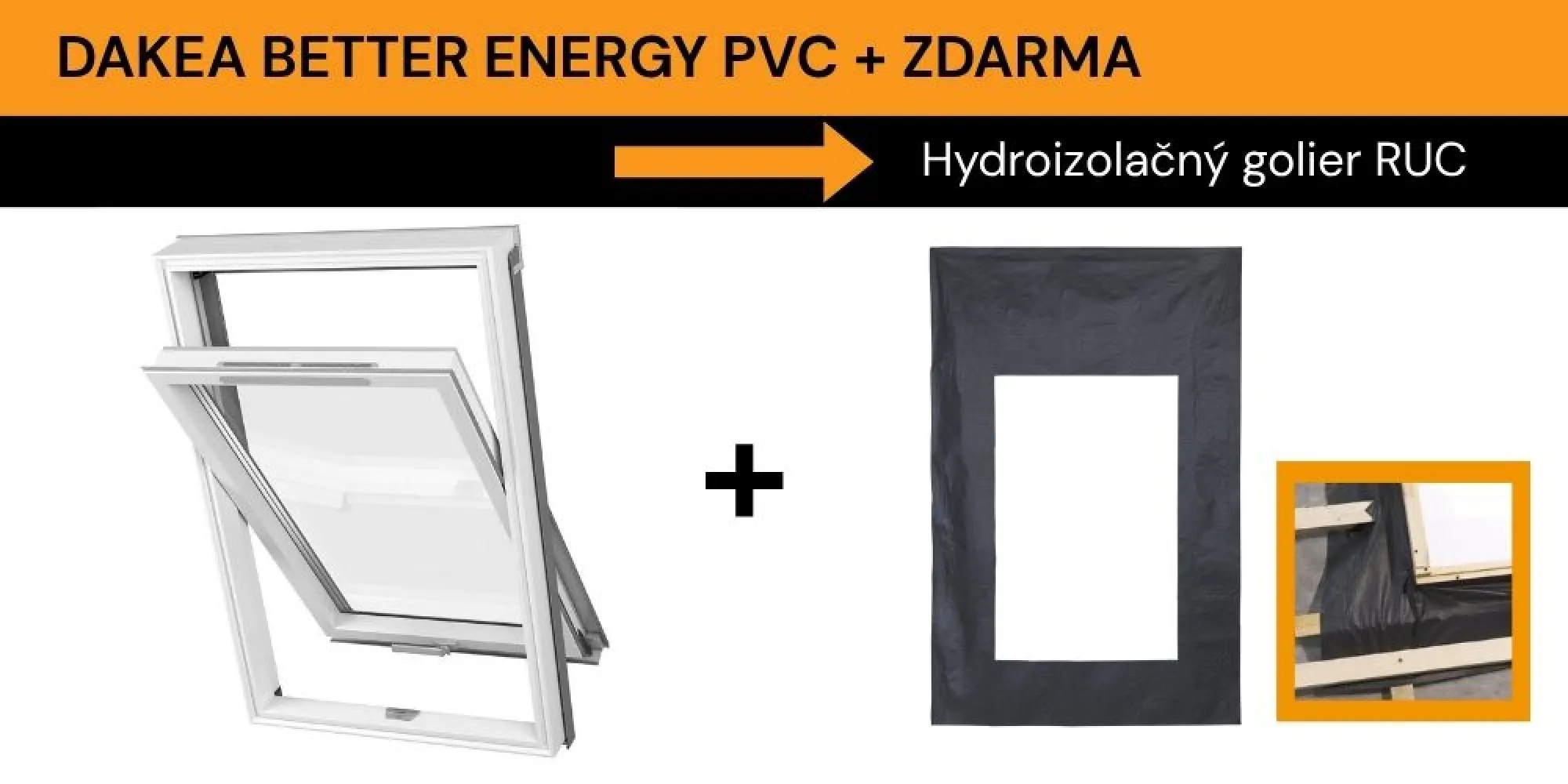 Dakea BETTER ENERGY PVC + zdarma hydroizolačný golier